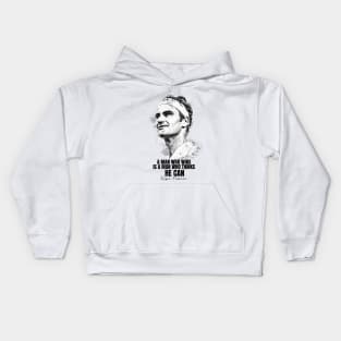 Roger Federer Quote Kids Hoodie